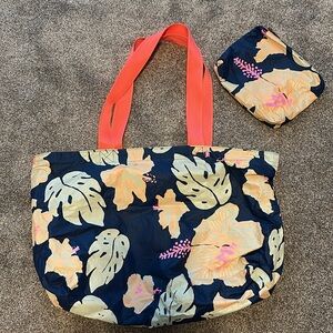 Aloha Collection holo holo tote & small pouch Pape’ete